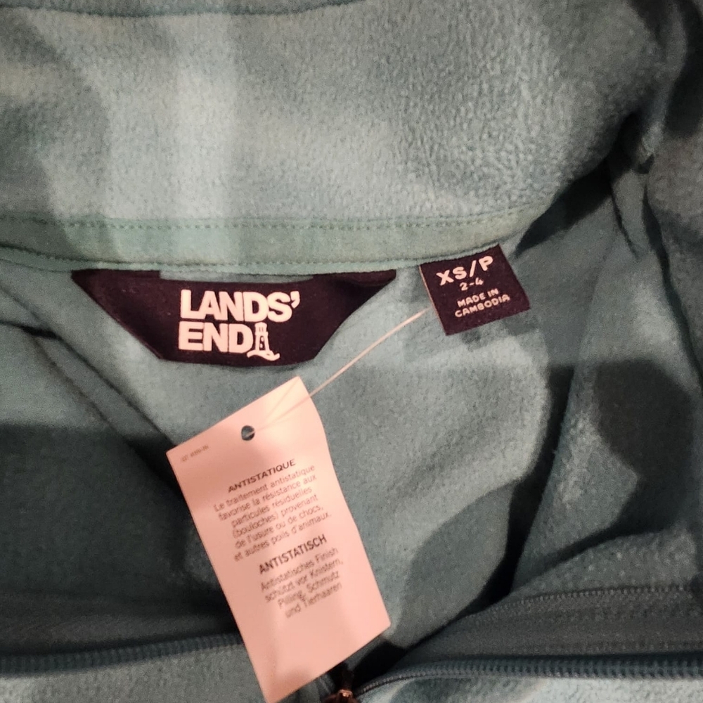 Women's Anyweather Fleece Full Zip Jacket teal - Picture 3 of 5